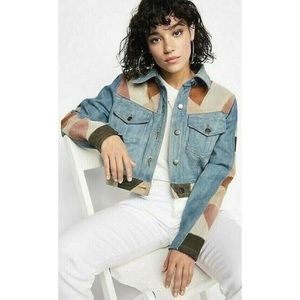 Free People's Dallas Cropped denim jacket